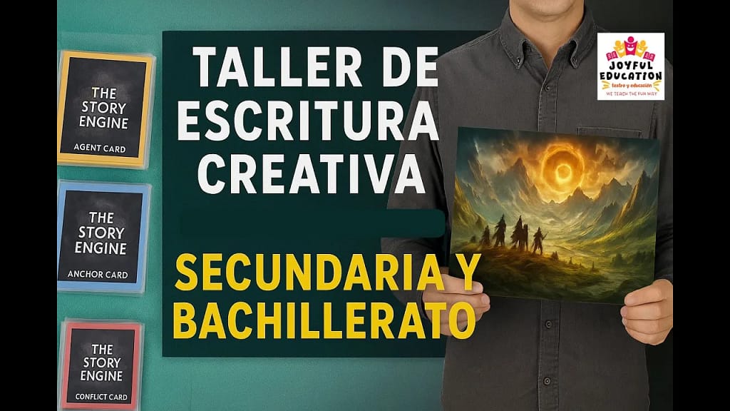 taller escritura creativa Cartas de Story Engine utilizadas para crear personajes y mundos en taller de escritura creativa en inglés