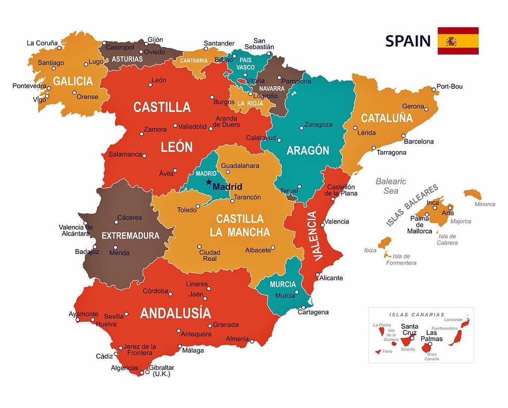 mapa espana Mapa españa