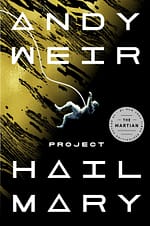 project hail mary cover weir scaled Proyecto Hail Mary de Andy Weir, portada original en inglés