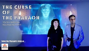 Carteles WEB Pharaoh The curse of the pharaoh obra de teatro interactiva en inglés
