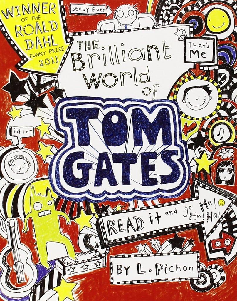portada del primer libro de la serie Tom gates de Liz Pichon