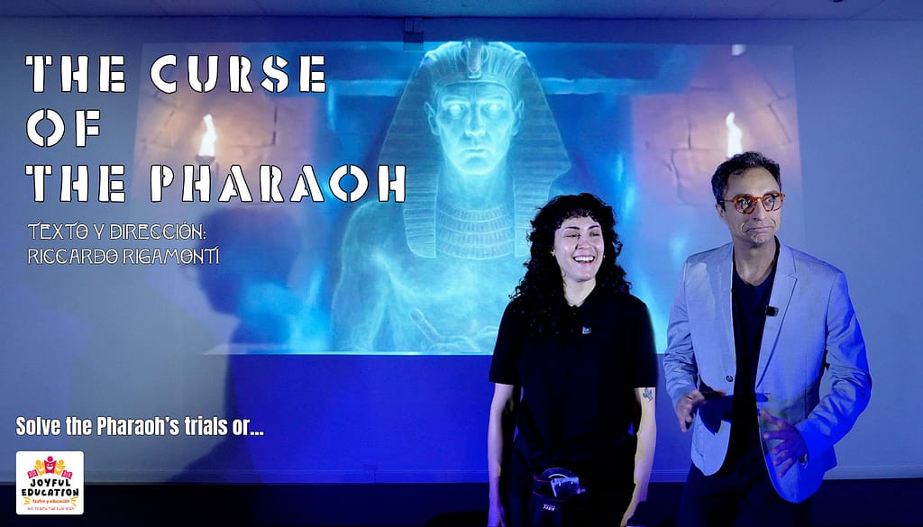 Carteles WEB Pharaoh The curse of the pharaoh obra de teatro interactiva en inglés