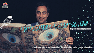 miniatura Grimm El actor y narrador Riccardo Rigamonti en El diario secreto de los hermanos Grimm